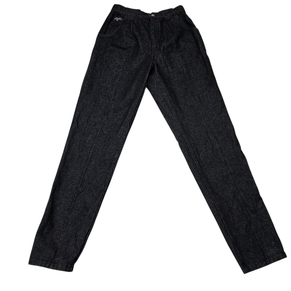 Vintage NEW Roper Womens Relaxed Fit Black Denim‎ Jeans Size 15 16 Inseam 36 VTG